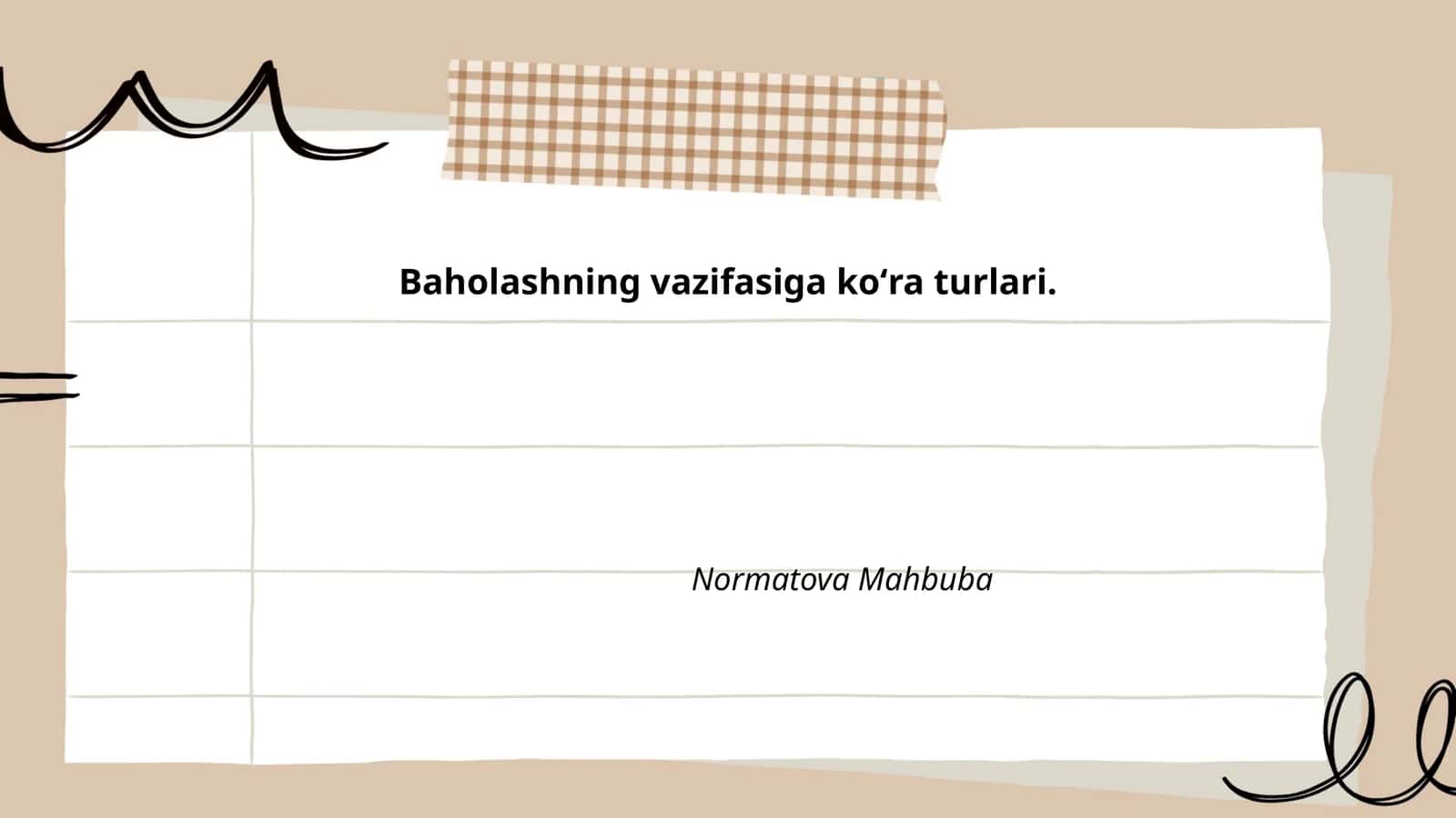 Diagnostik baholash