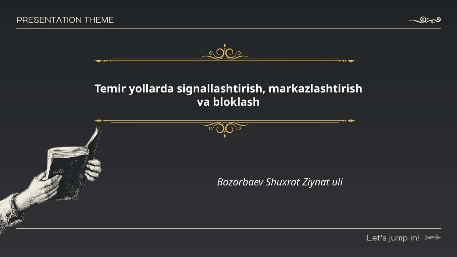 Temir yollarda signallashtirish, markazlashtirish va bloklash