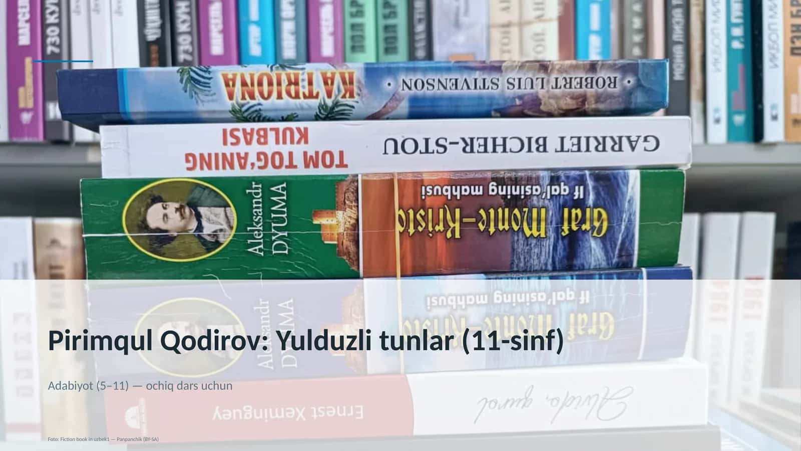 Yulduzli tunlar (11-sinf)