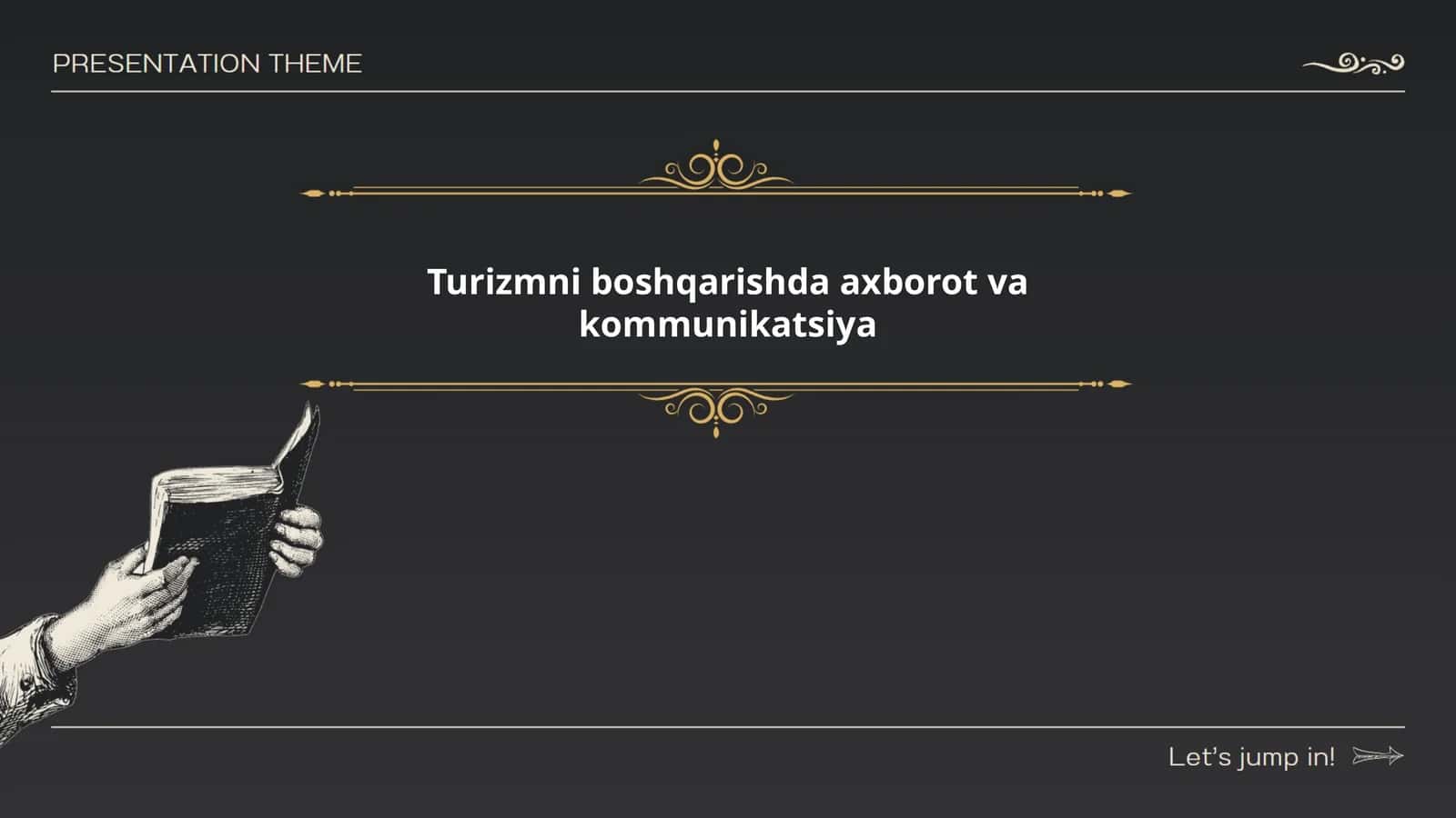 Turizmni boshqarishda axborot va kommunikatsiya