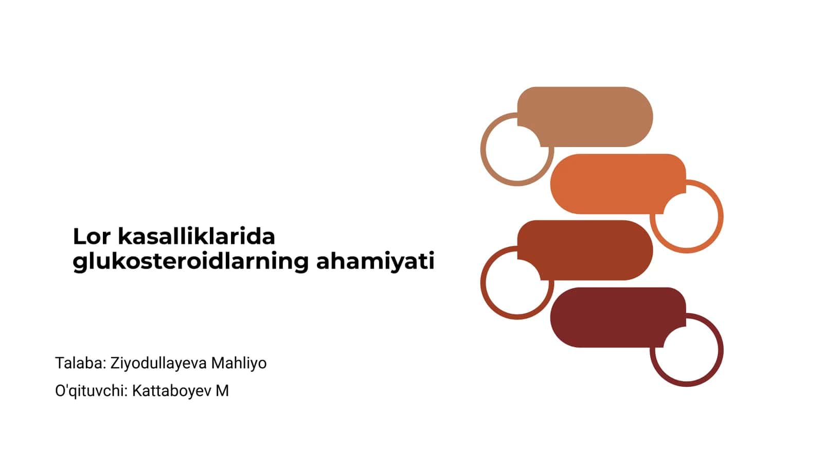 Lor kasalliklarida glukosteroidlarning ahamiyati