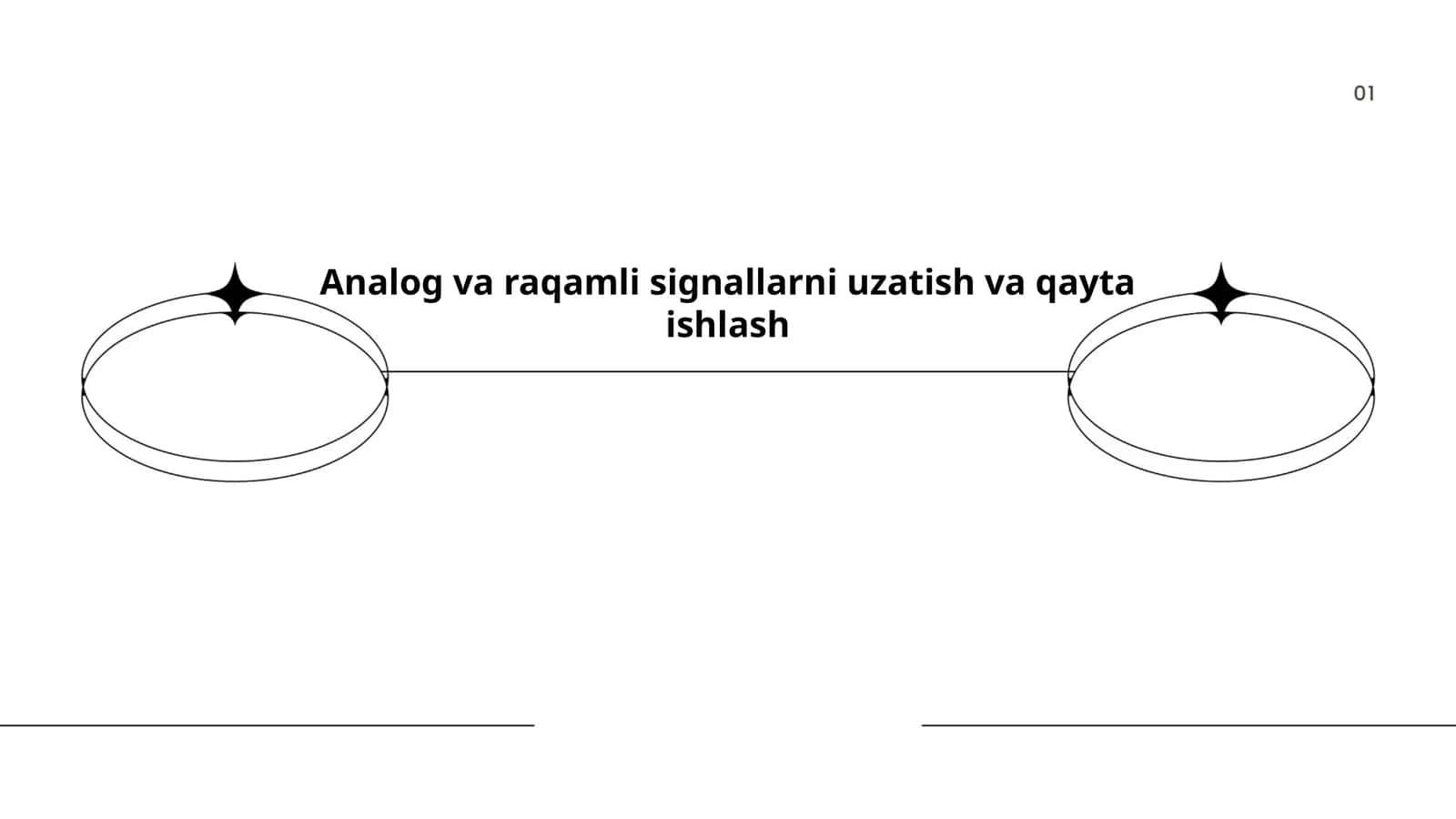 Analog va raqamli signallarni uzatish va qayta ishlash