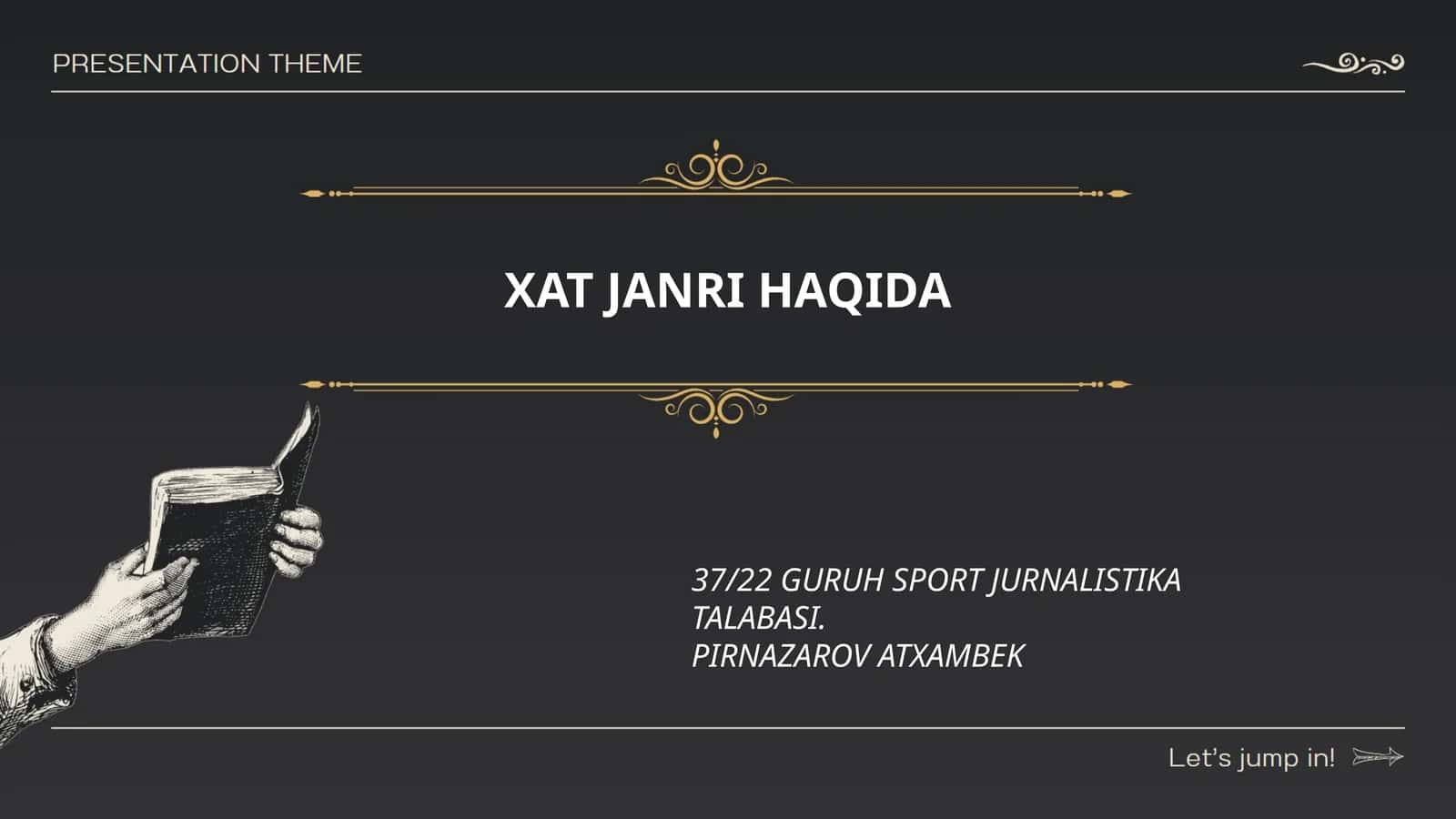 Xat janri tarixi