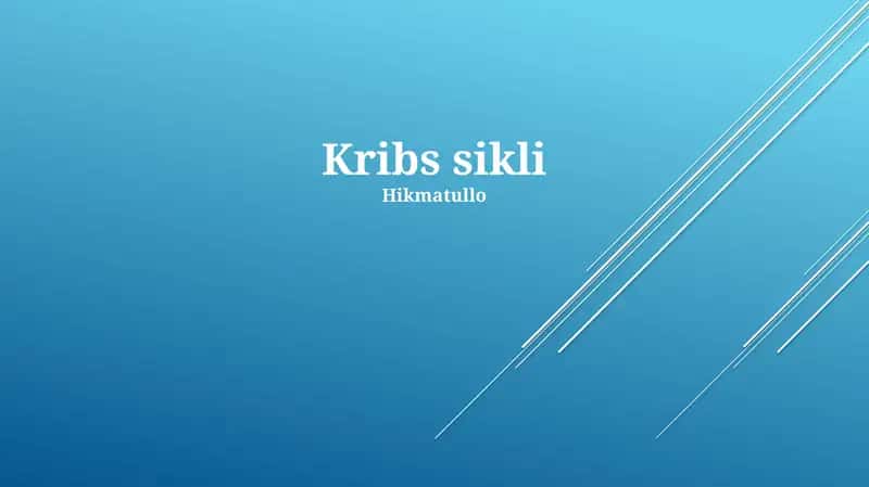 Kribs sikli
