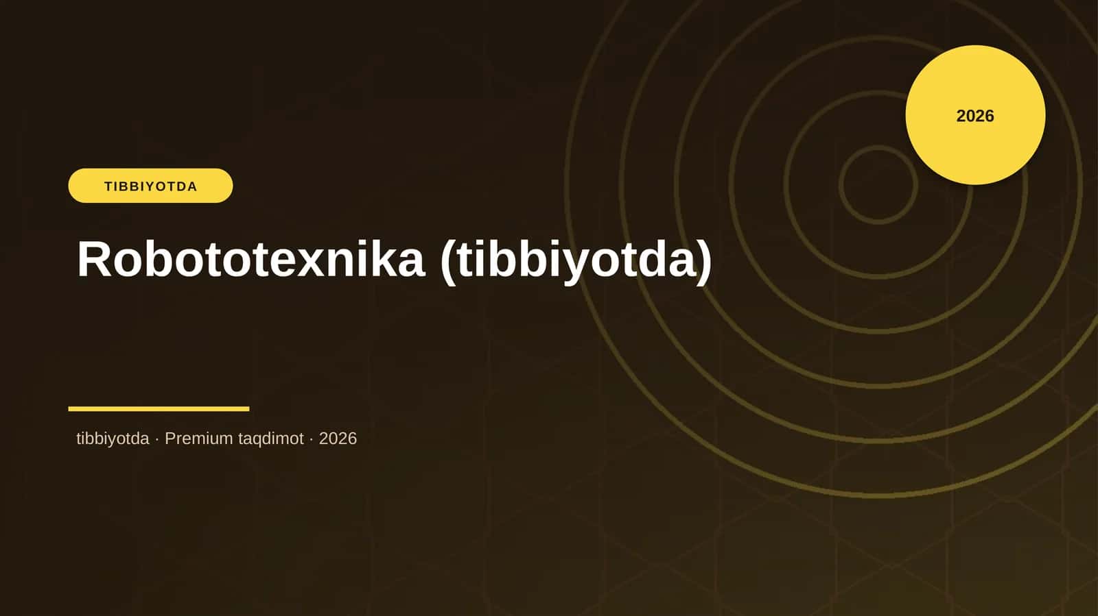 Robototexnika (tibbiyotda)