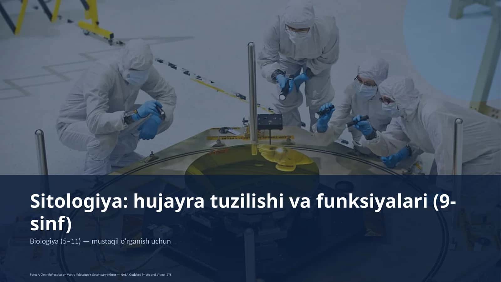 Biologiya (5–11) — mustaqil o'rganish uchun