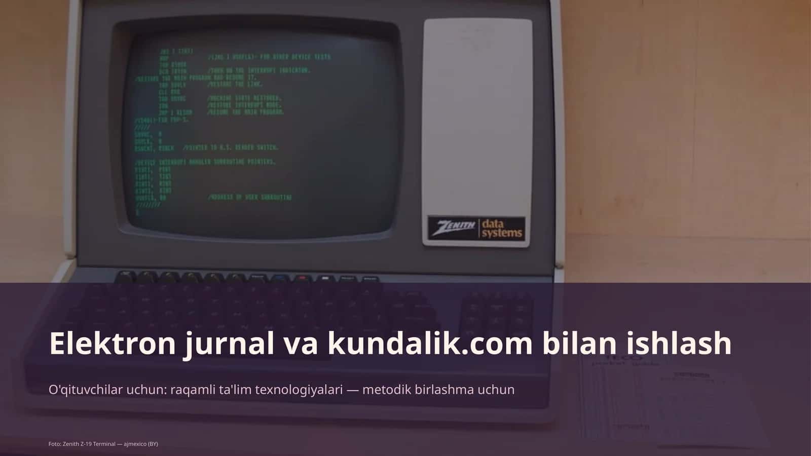 Elektron jurnal va kundalik.com bilan ishlash
