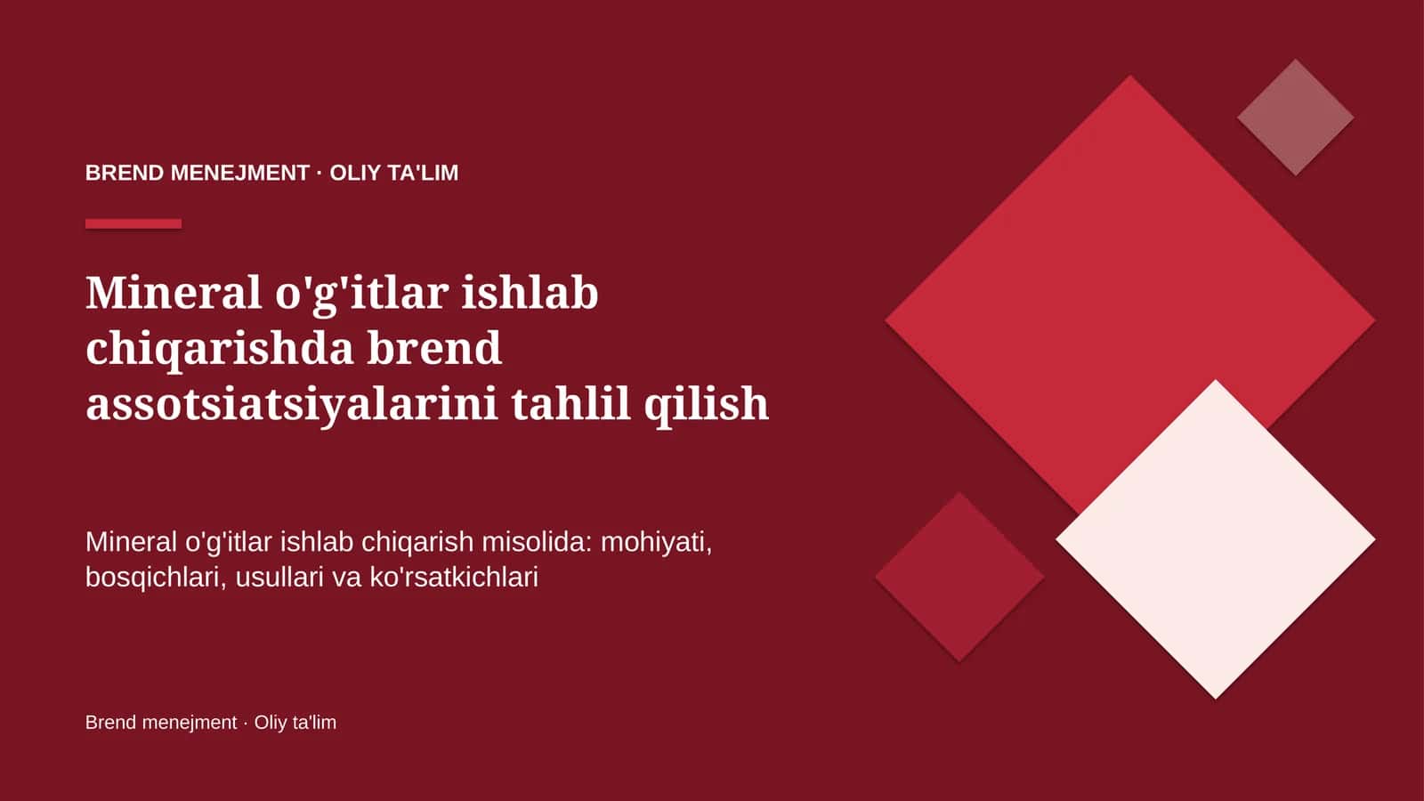 mineral o'g'itlar ishlab chiqarishda brend assotsiatsiyalarini tahlil qilish 6827