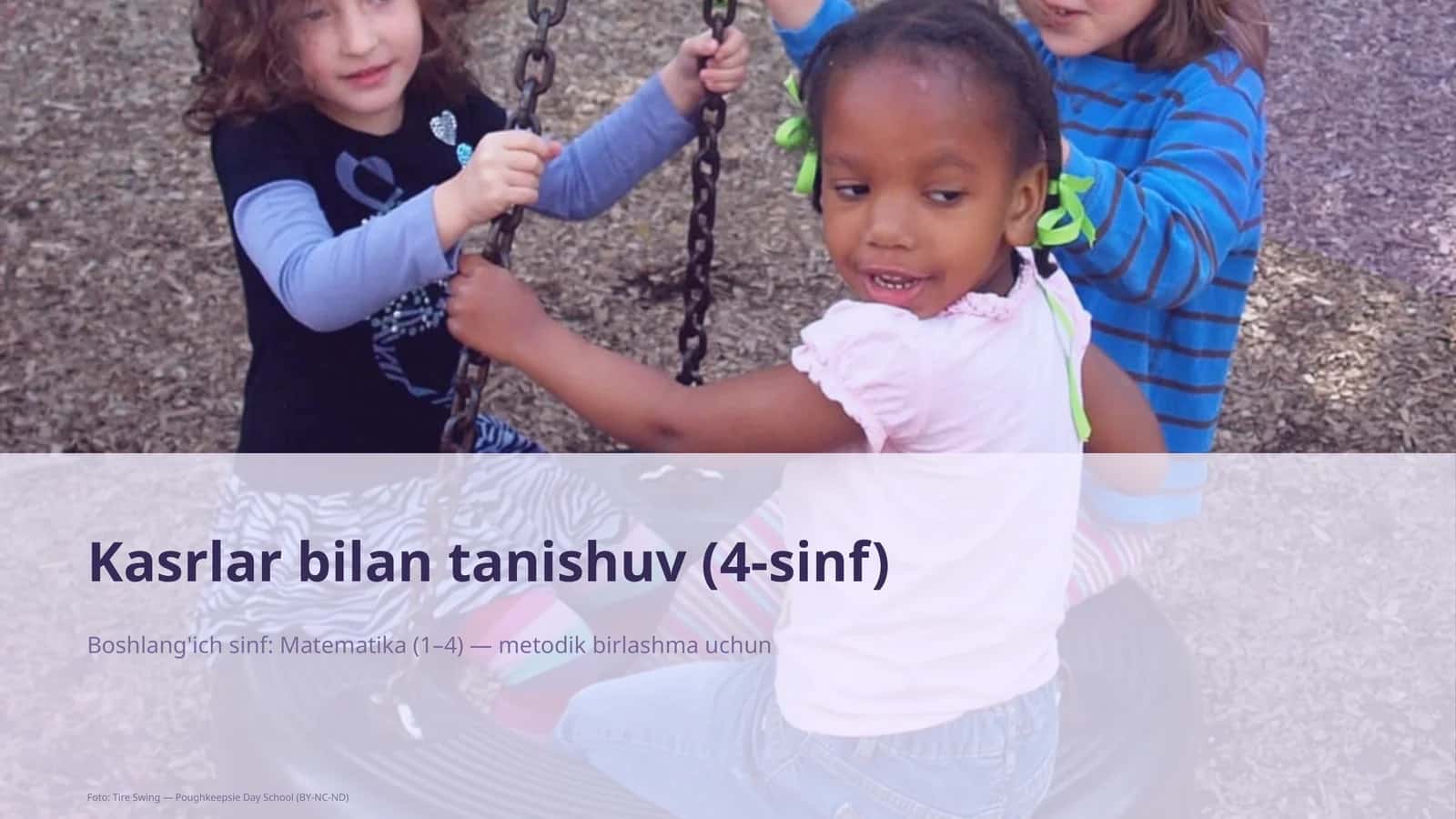 Kasrlar bilan tanishuv (4-sinf)