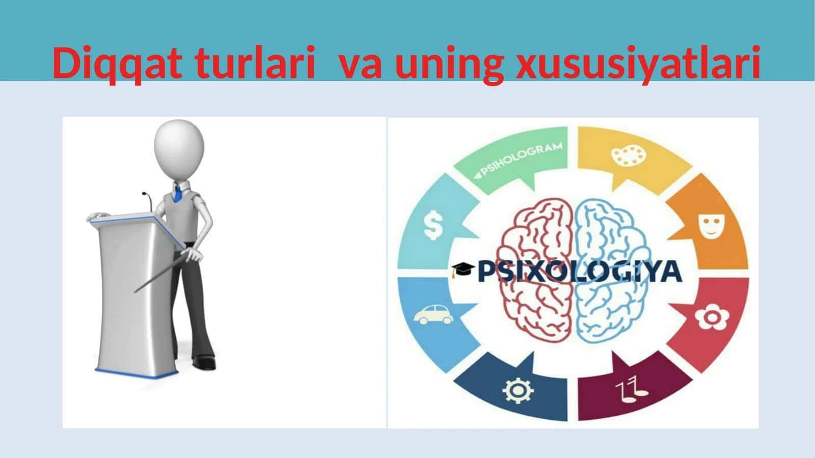 Diqqat turlari va uning xususiyatlari
