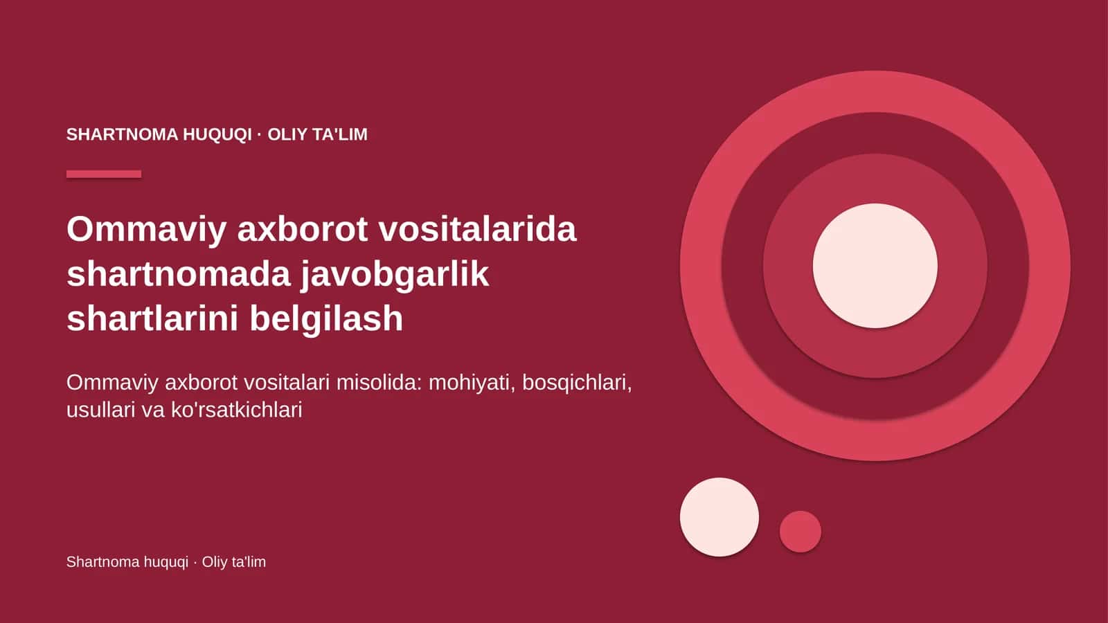 ommaviy axborot vositalarida shartnomada javobgarlik shartlarini belgilash 6446