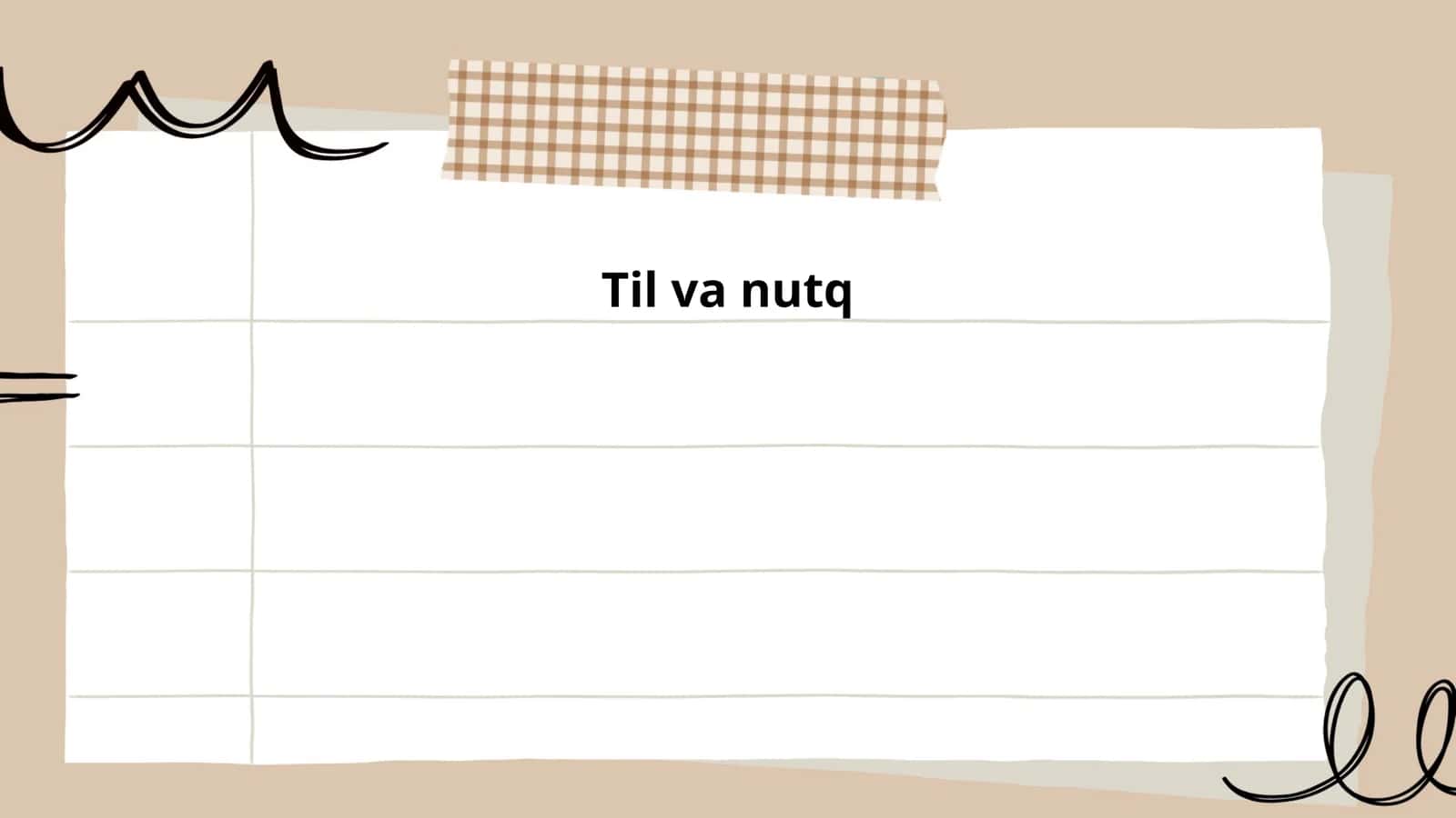 Til va nutq