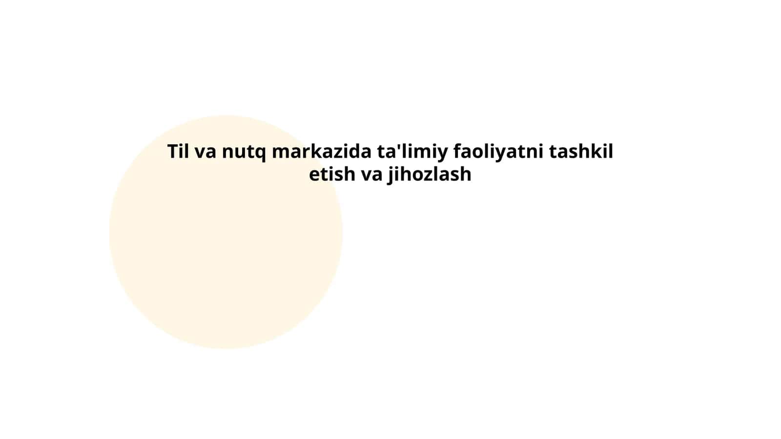 Til va nutq markazida ta'limiy metodlar