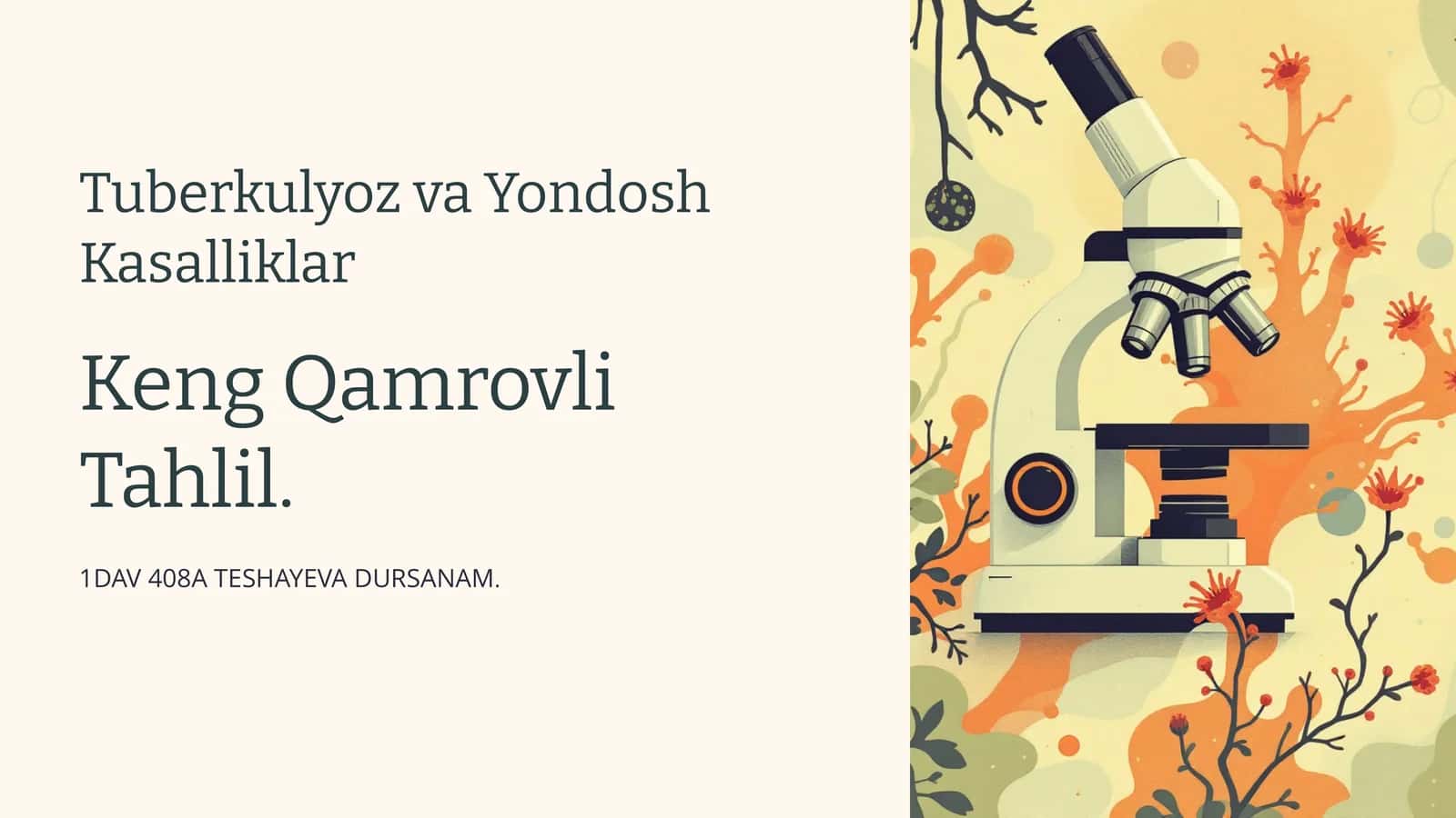 Tuberkulyoz va Yondosh Kasalliklar