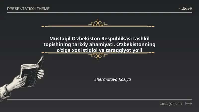 Mustaqil Oʻzbekiston Respublikasining Tashkil Topishi