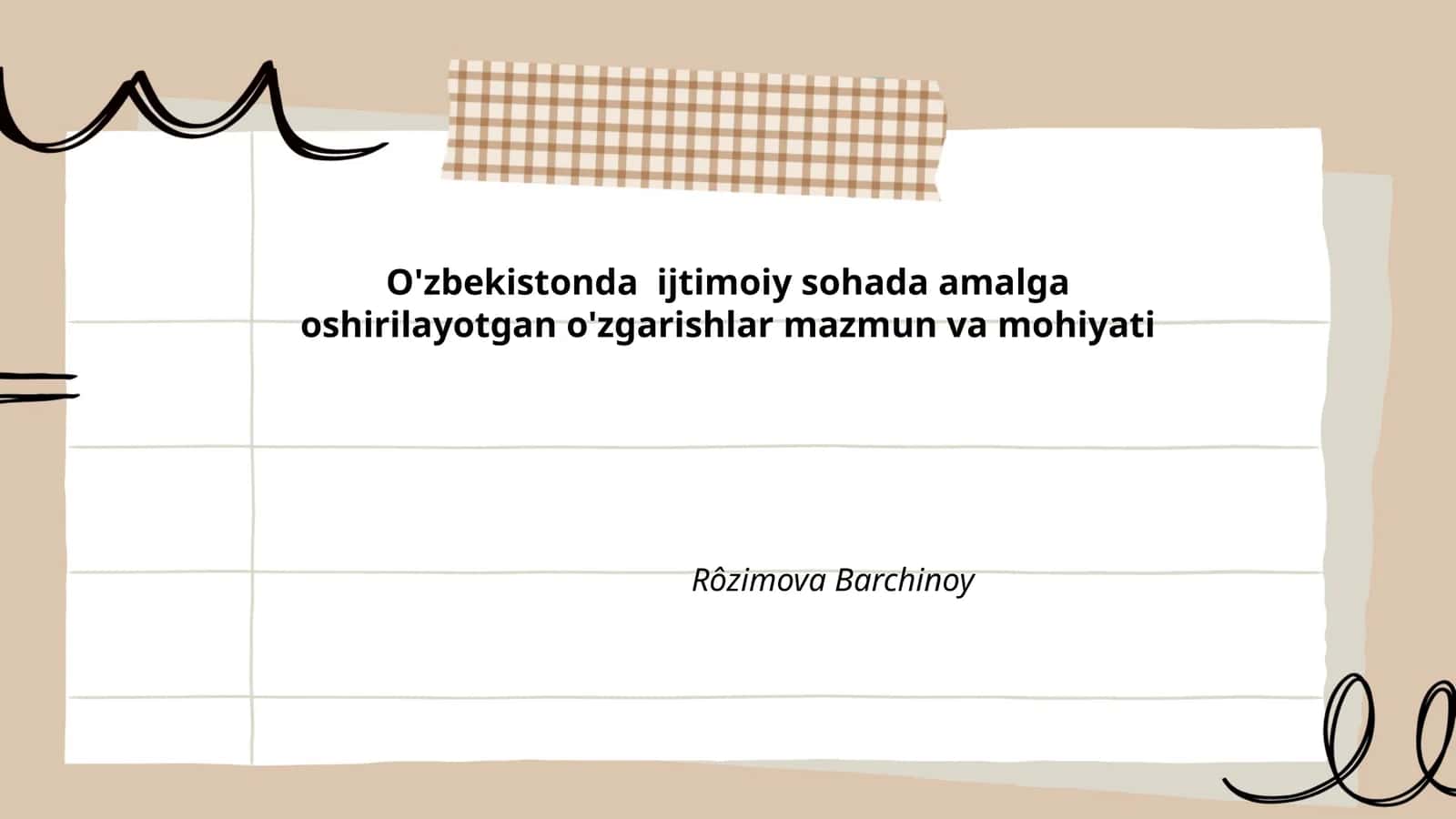 Ta'lim tizimidagi islohotlar