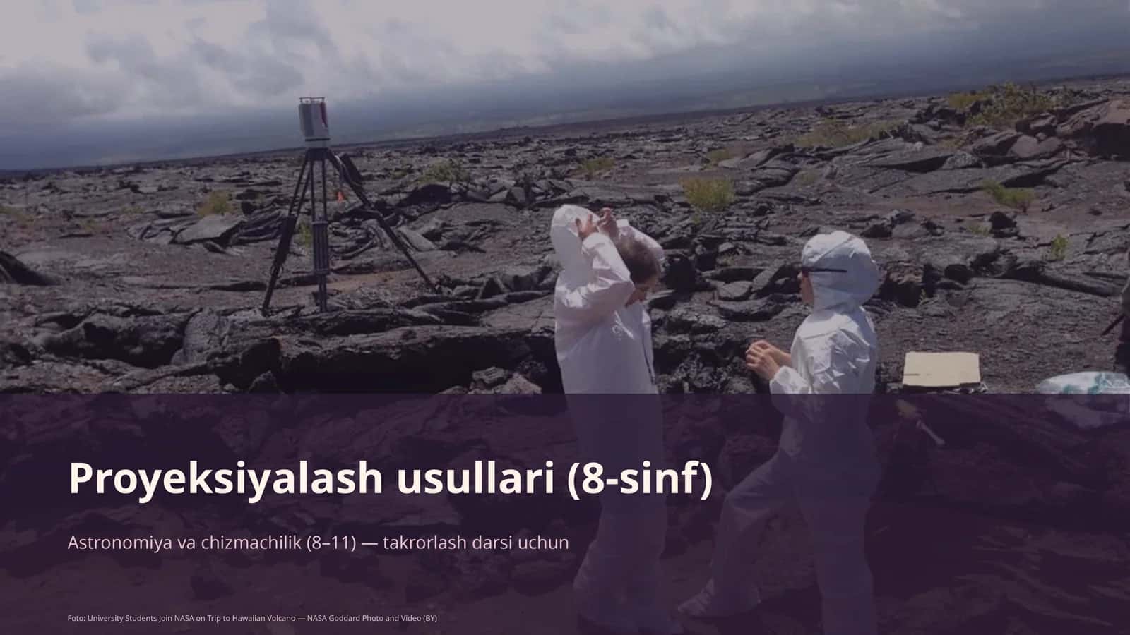 Proyeksiyalash usullari (8-sinf)