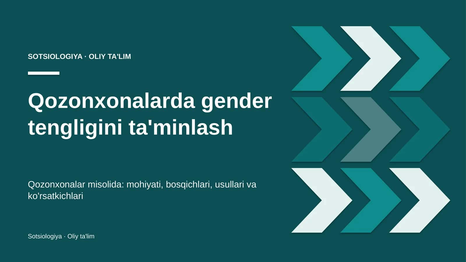qozonxonalarda gender tengligini ta'minlash 7920