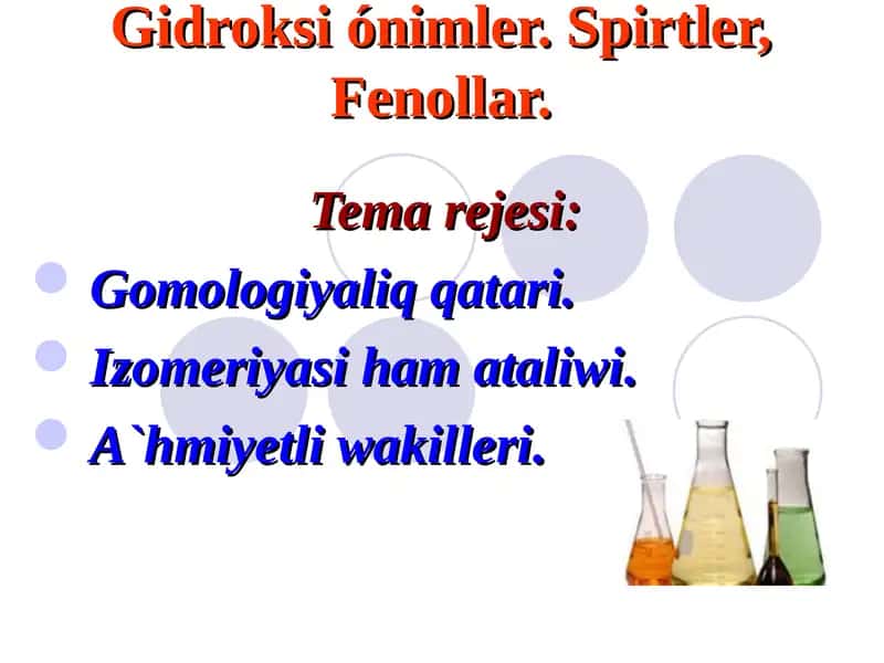 Spirtler, fenollar