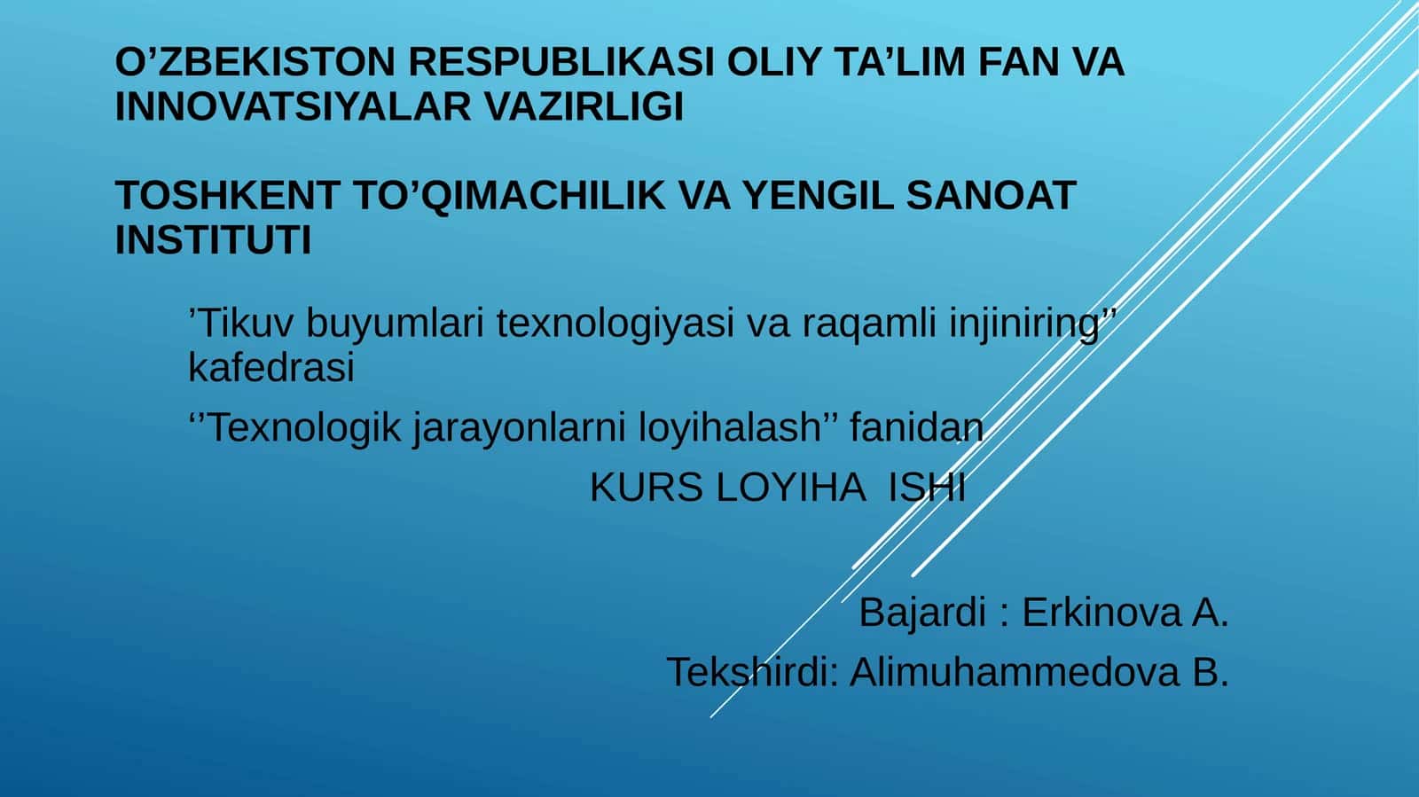 Tikuv buyumlari texnologiyasi va raqamli injiniring