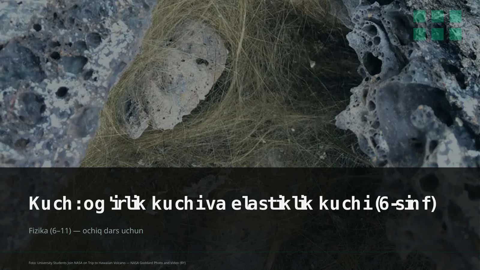 Fizika (6–11) — ochiq dars uchun
