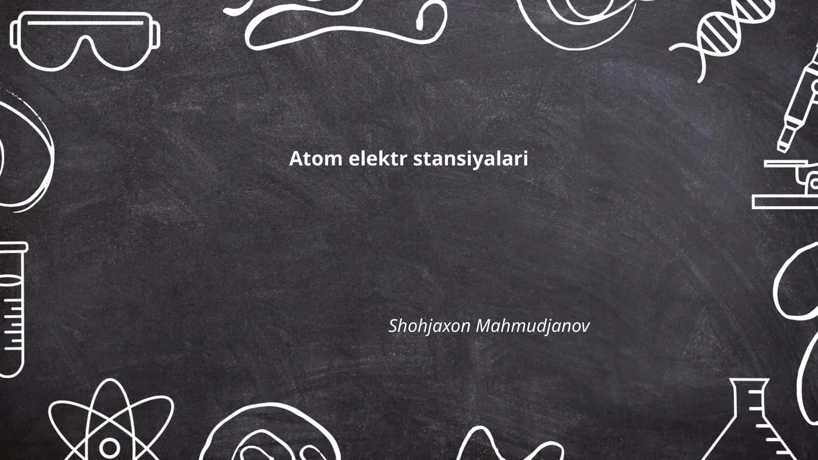 Atom elektr stansiyalari