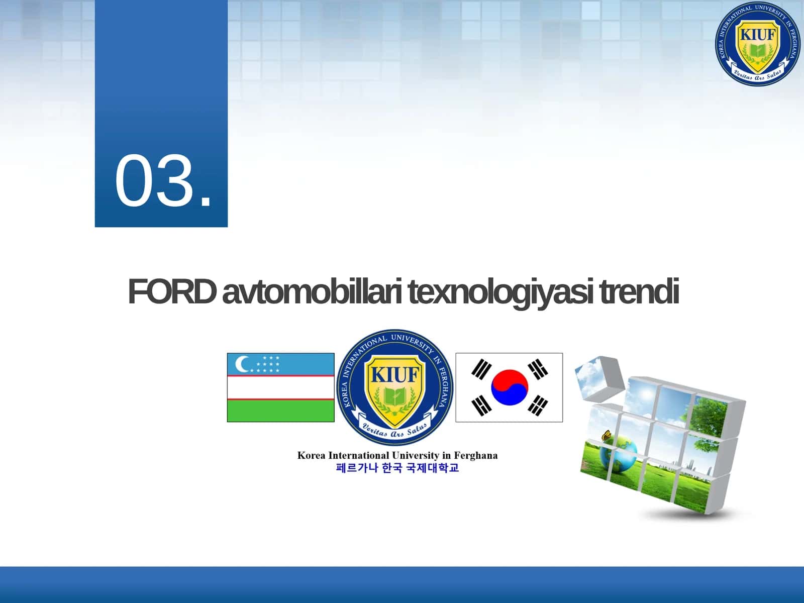 Ford avtomobillari texnologiyasi trendi