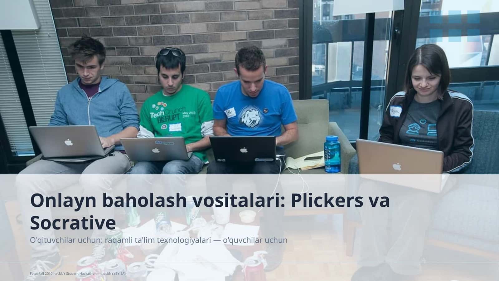 Onlayn baholash vositalari: Plickers va Socrative