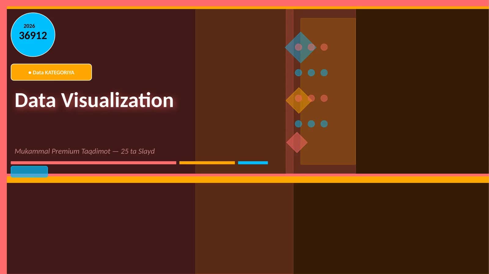 Data Visualization Mukammal Premium Taqdimot — 25 ta Slayd