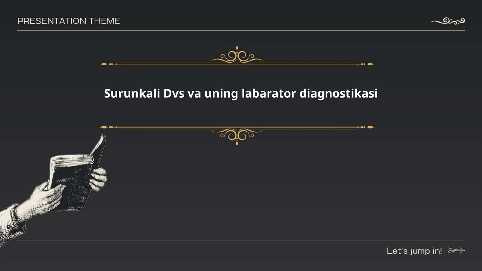 Surunkali Dvs va uning labarator diagnostikasi