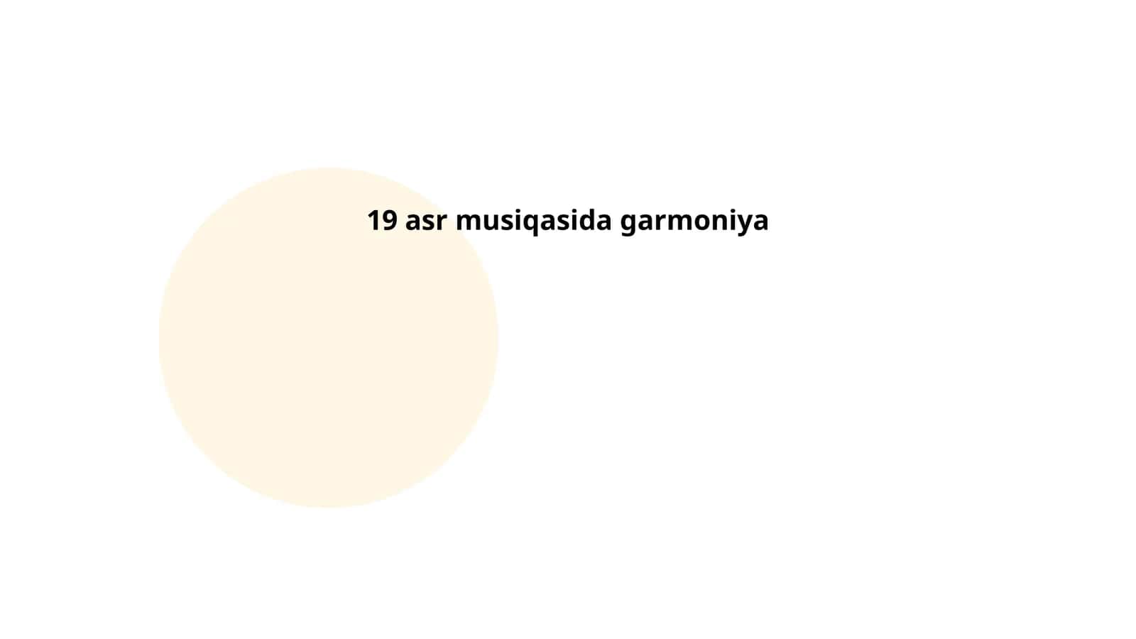 Garmoniya tushunchasi