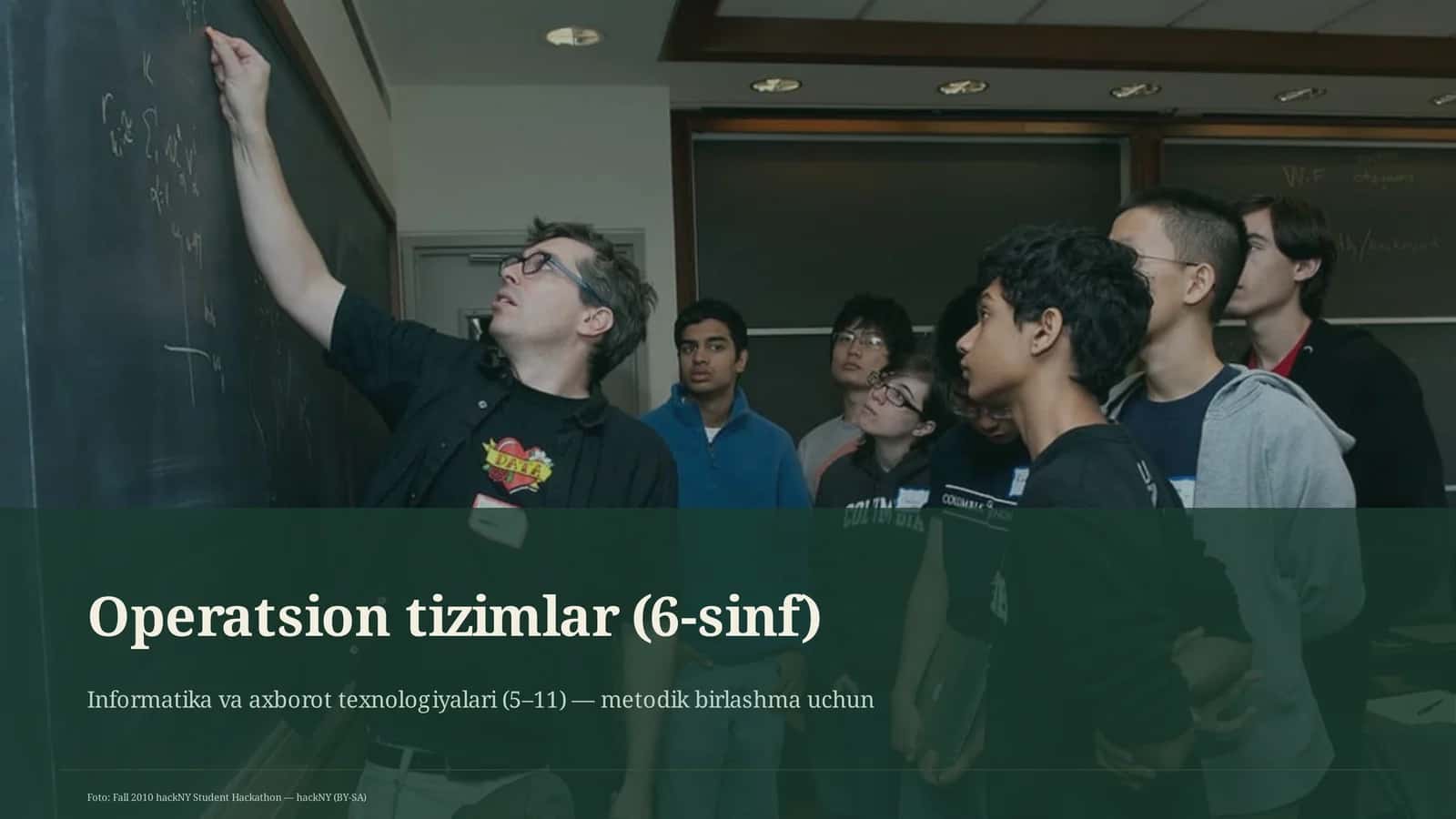 Operatsion tizimlar (6-sinf)