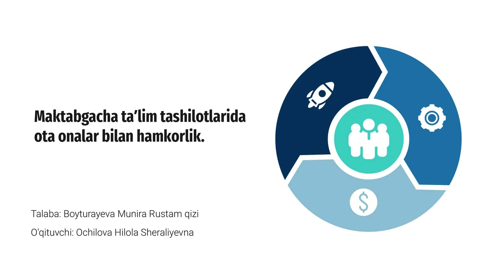 Ota-onalar bilan hamkorlik