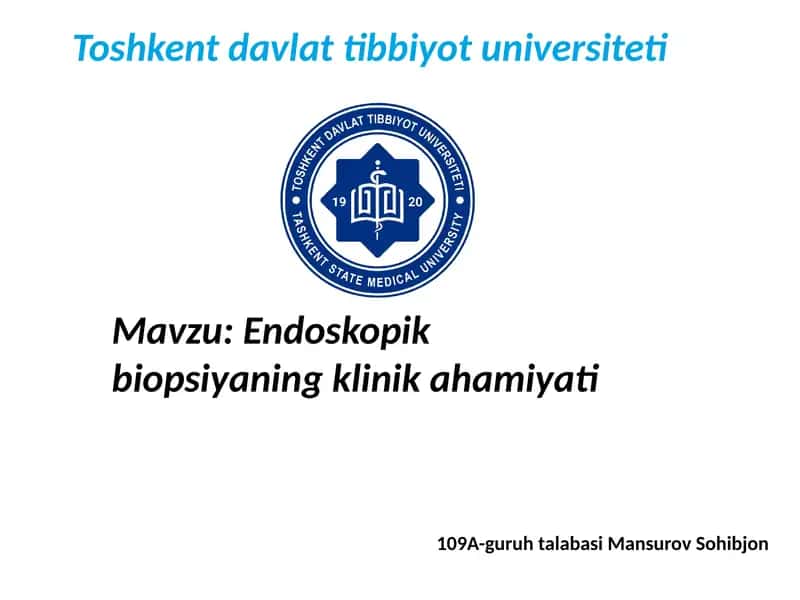 Endoskopik biopsiya