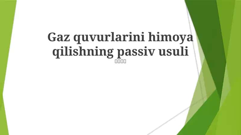 Passiv himoya mexanizmlari
