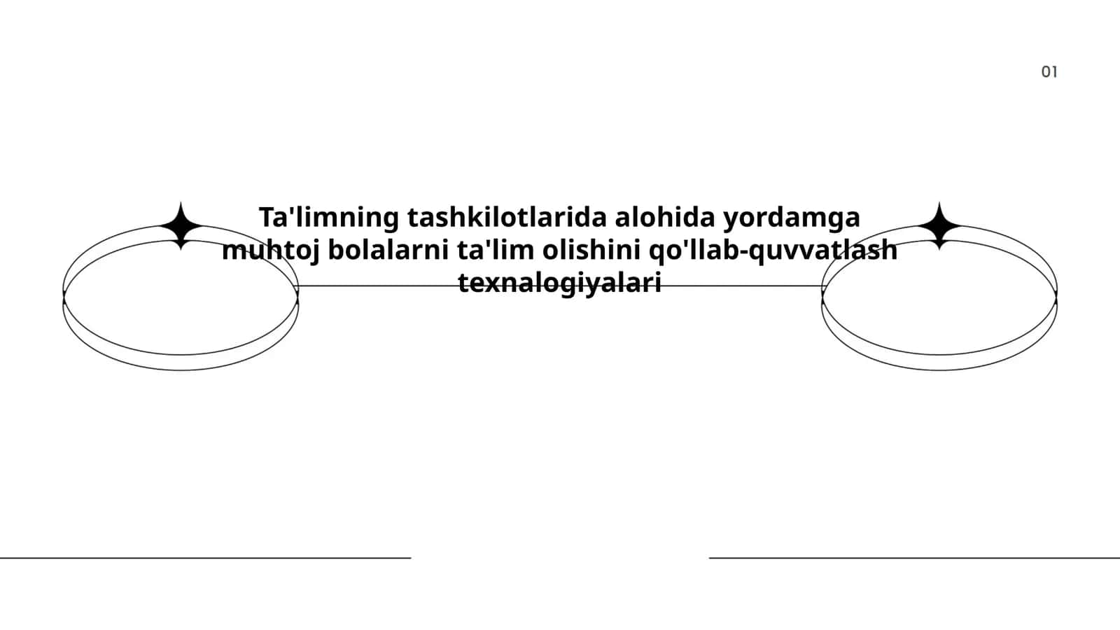 Ta'limning tashkilotlarida alohida yordamga muhtoj bolalarni ta'lim olishini qo'llab-quvvatlash texnalogiyalari