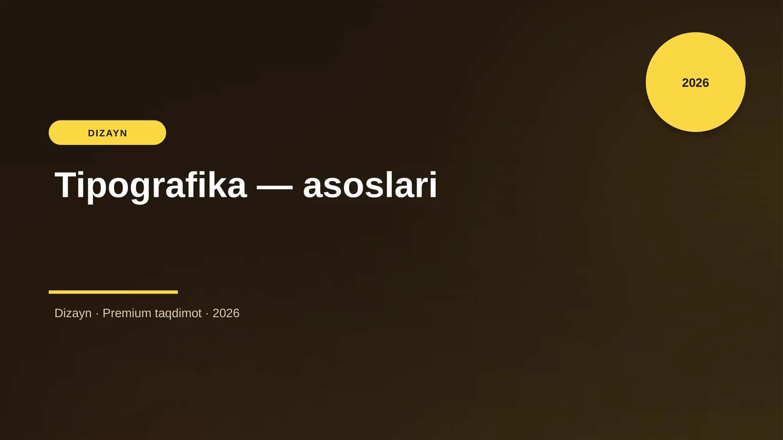 Tipografika — asoslari