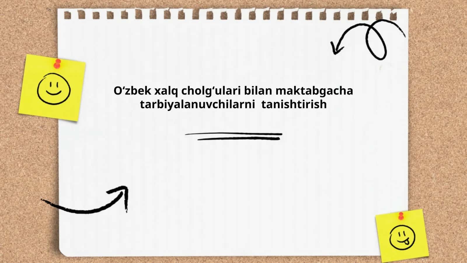 Oʻzbek xalq cholgʻulari bilan maktabgacha tarbiyalanuvchilarni tanishtirish