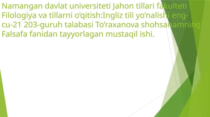 Estetika so'zining ma'nosi