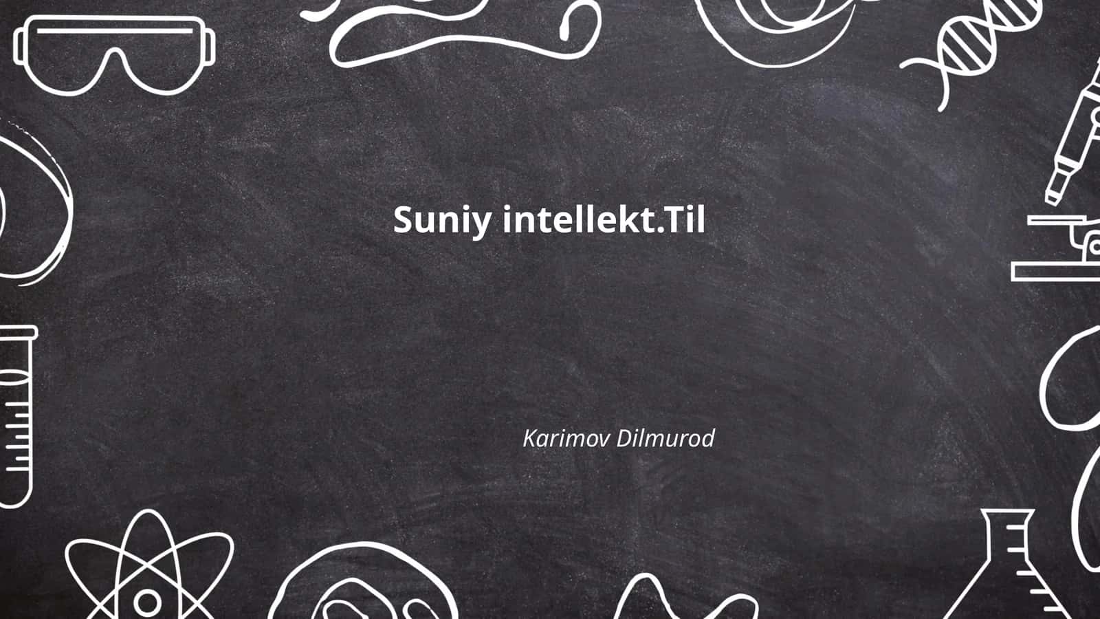 Sun'iy intellektning tarixi