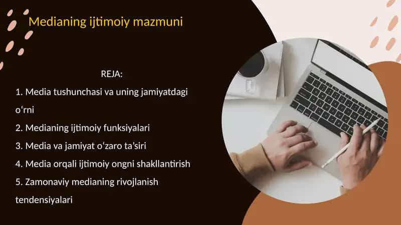 Medianing ijtimoiy mazmuni