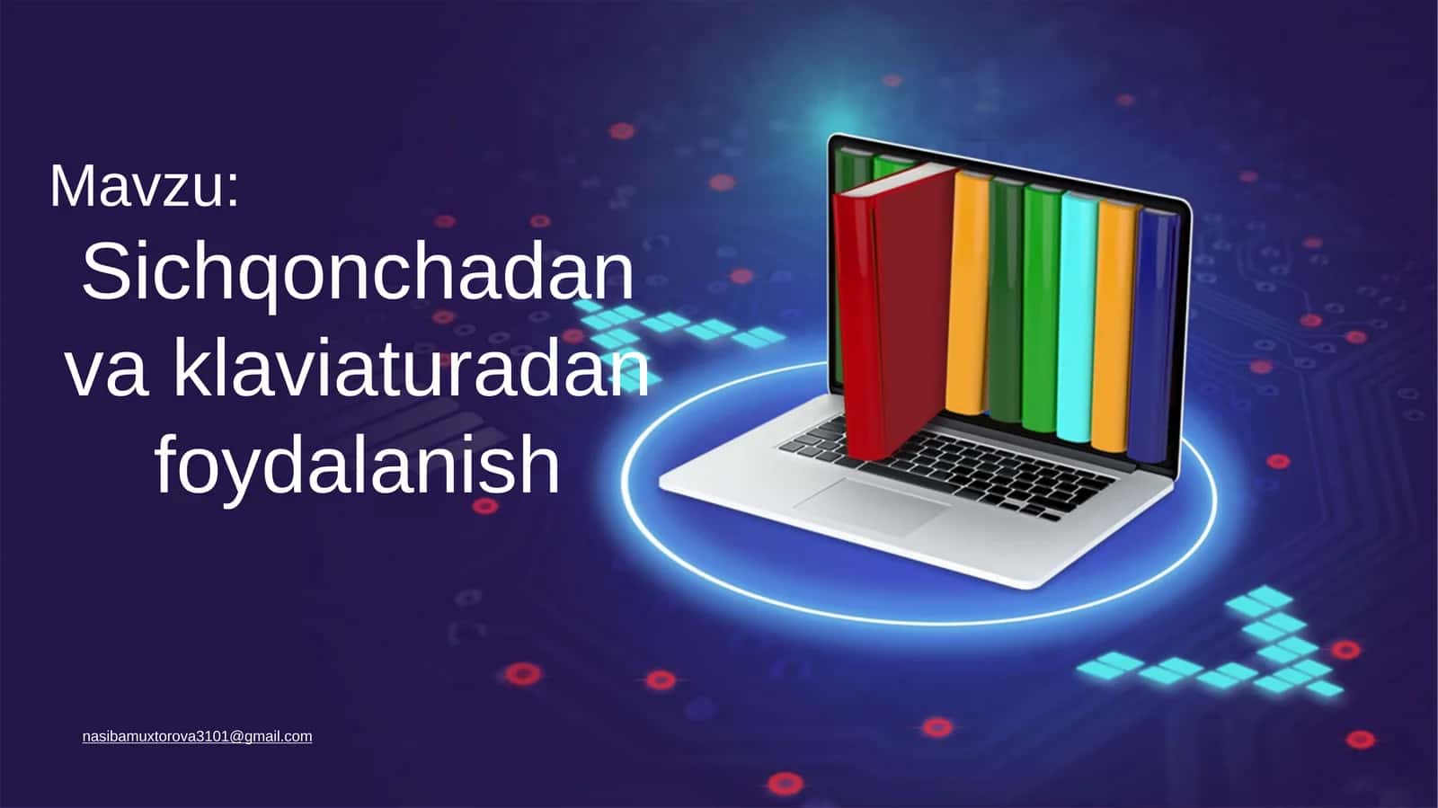 Sichqonchadanvaklaviaturadanfoydalanish