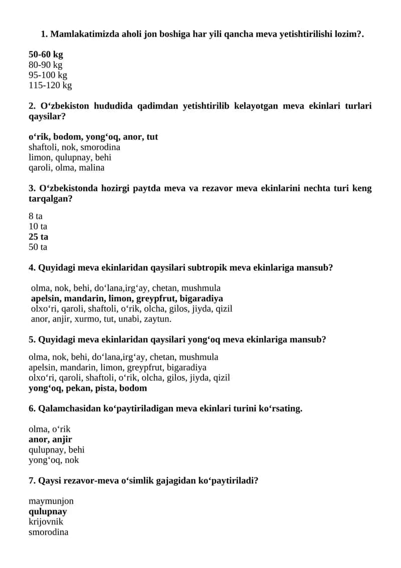 Meva ekinlari