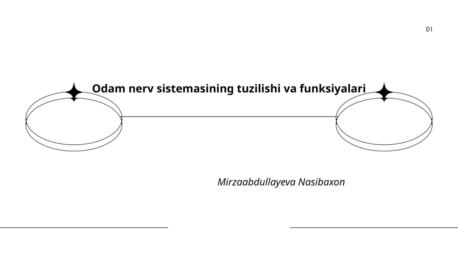 Odam nerv sistemasining tuzilishi va funksiyalari