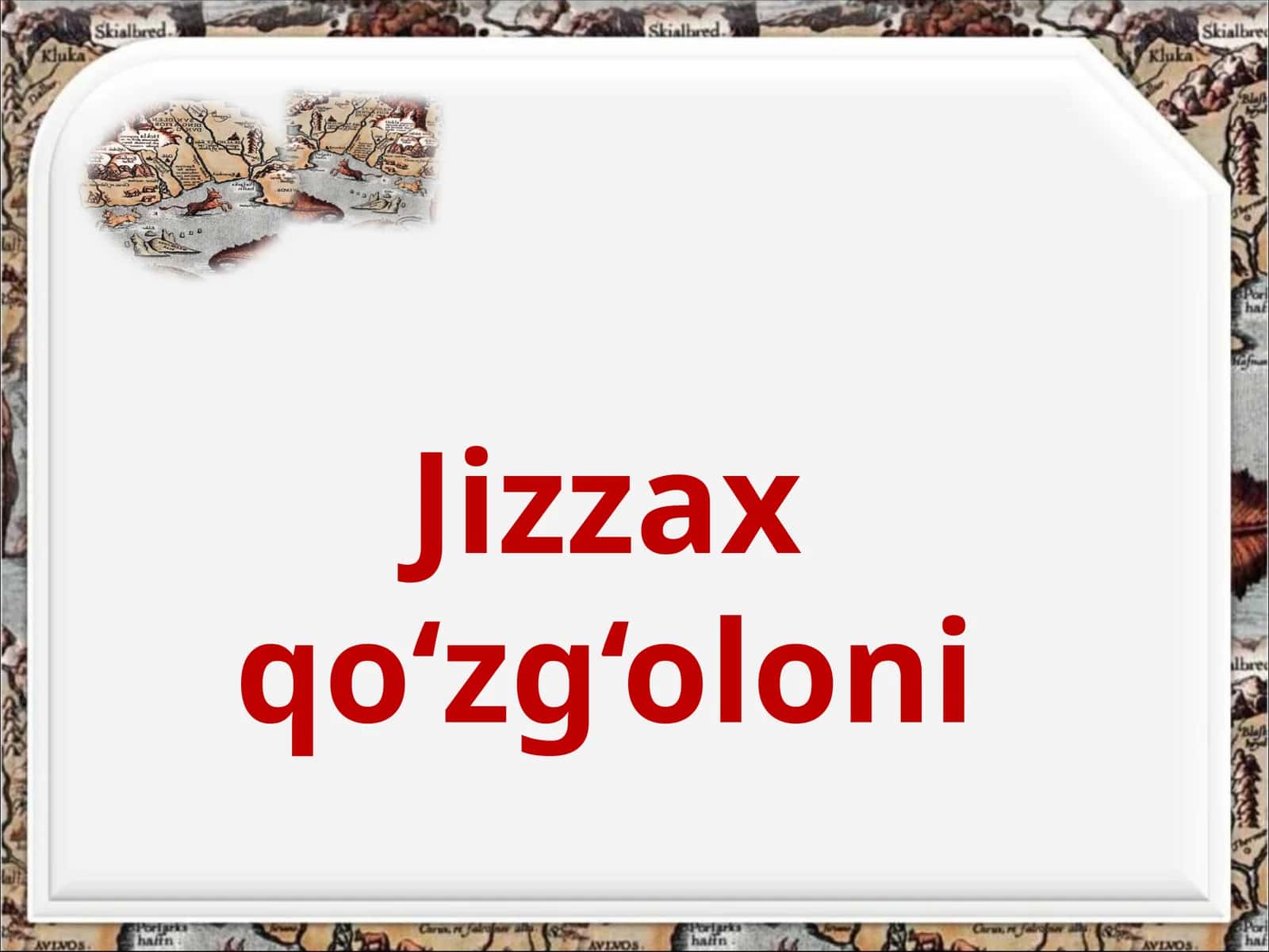 Jizzax qo‘zg‘oloni