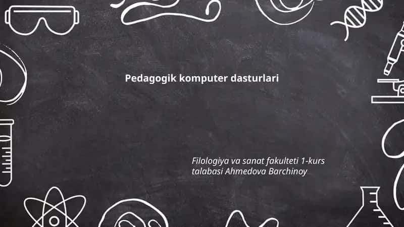 Pedagogik komputer dasturlari