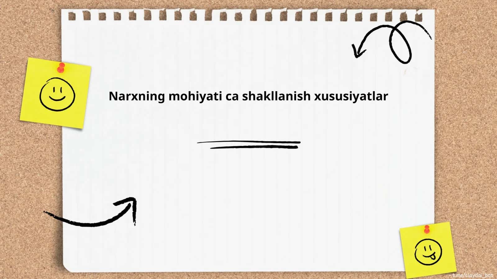 Narxning mohiyati ca shakllanish xususiyatlar