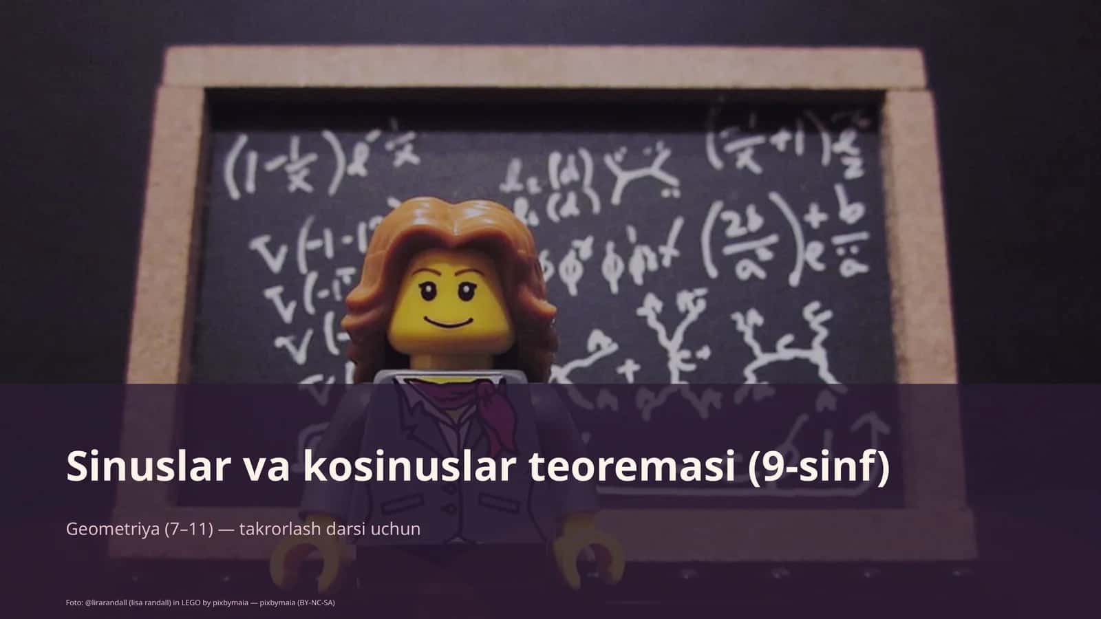 Sinuslar va kosinuslar teoremasi (9-sinf)