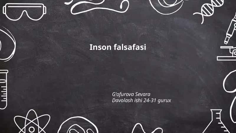 Inson falsafasi