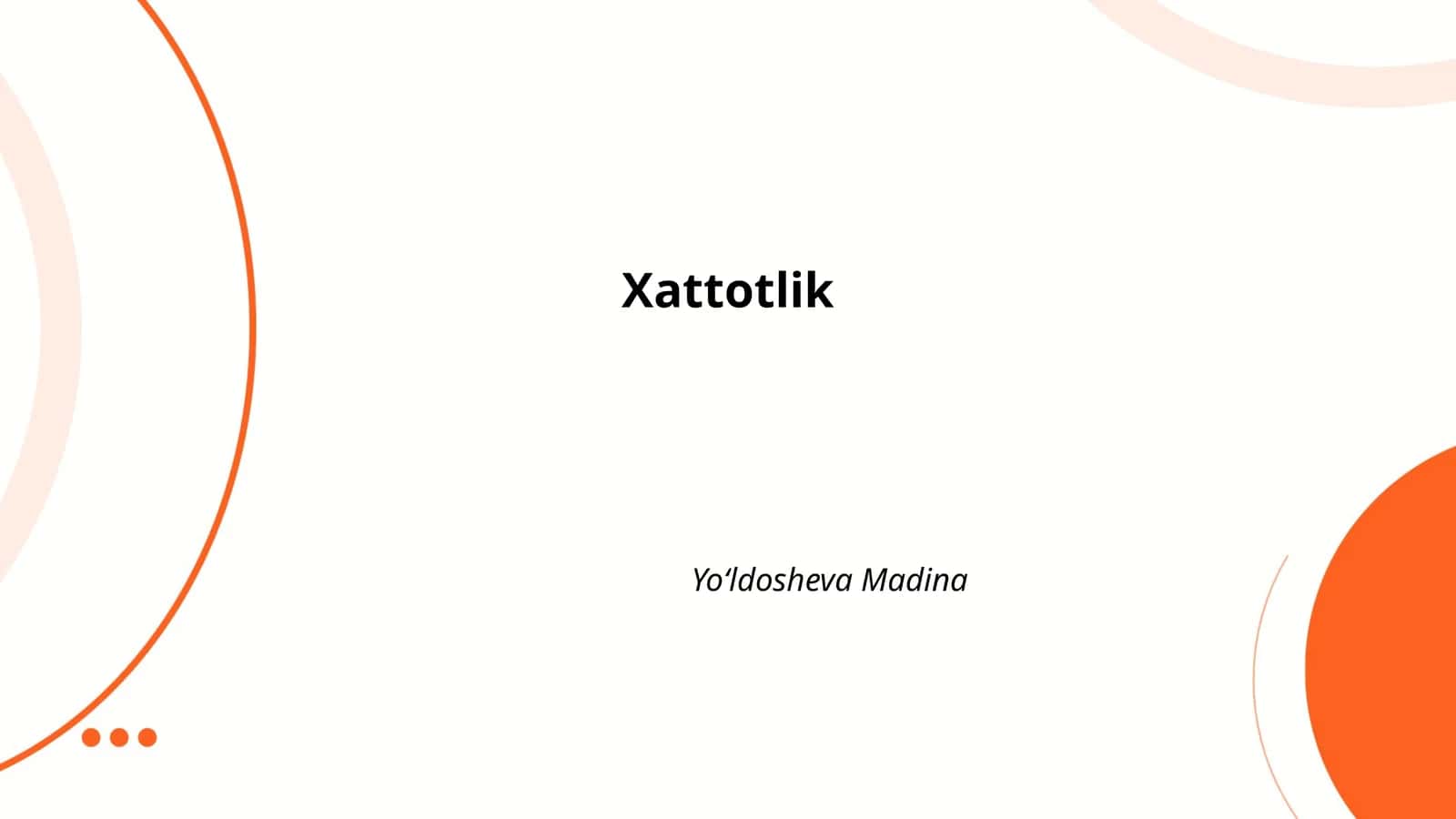 Xattotlik